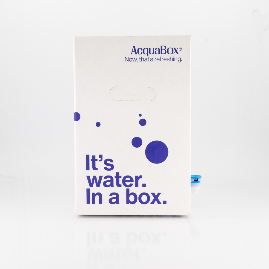 AcquaBox 10L Mineral Water Bag-in-Box with Tap From Mountain Falls