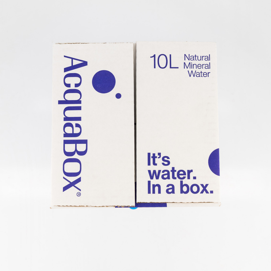 AcquaBox 10L Mineral Water Bag-in-Box with Tap From Mountain Falls