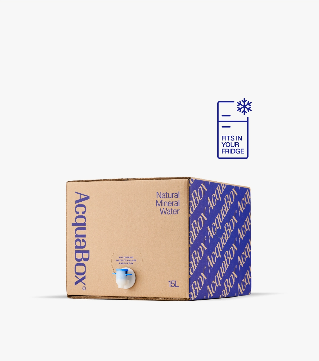 AcquaBox ®️ 15L Mineral Water Bag-in-Box with Tap