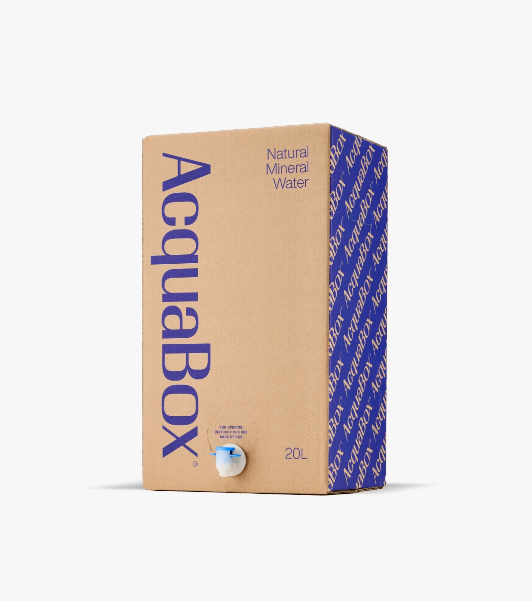 AcquaBox ®️ 20L Mineral Water Bag-in-Box with Tap